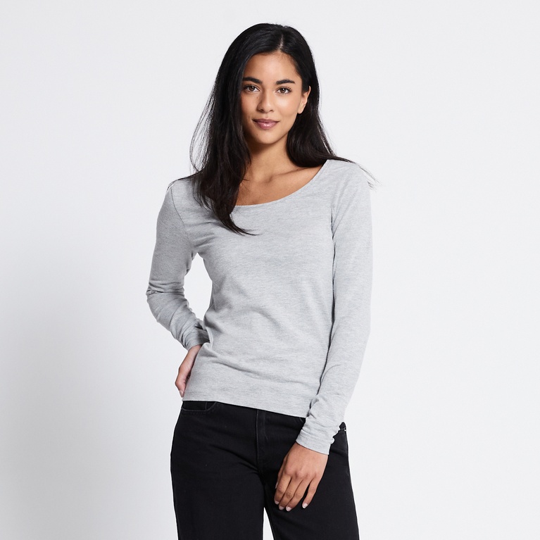 Basic long sleeve top "Fredrika"